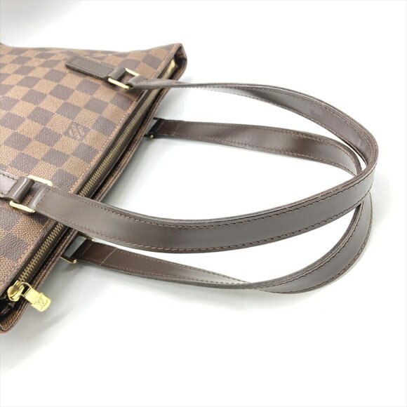 LOUIS VUITTON Authentic Brown Damier Piano Tote Bag - Picture 6 of 10